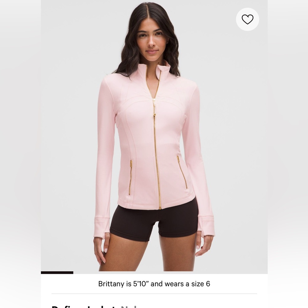 Pink Zip-Up Jacket Lululemon